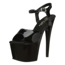 Nero Vernice 18 cm ADORE-709 Plateau Calzature Tacchi Alti