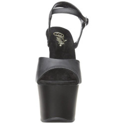 Nero Ecopelle 18 cm Pleaser SKY-309 Plateau Tacchi Alti a Spillo