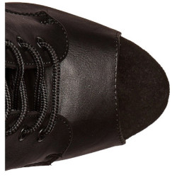 Nero Ecopelle 18 cm ADORE-1021 stivaletti con plateau suola donna