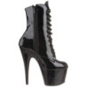 Nero Verniciata 18 cm ADORE-1020 stivaletti con plateau donna