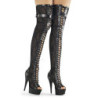 tessuto del merletto 15 cm DELIGHT-3025ML plateau suola stivali alti lunghi