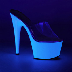 Bianco Neon 18 cm ADORE-701UV Plateau Mules Scarpe