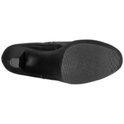 Nero Ecopelle 18 cm XTREME-1020 stivaletti con plateau suola donna