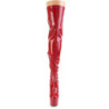 Rosso 18 cm ADORE-3000HWR Ologramma stivali overknee piattaforma exotic pole