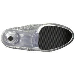 Argento scintillare 18 cm ADORE-1020G stivaletti plateau suola donna