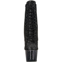 Nero scintillare 18 cm ADORE-1020G stivaletti plateau suola donna
