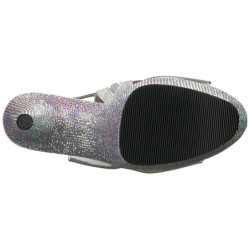 Vinile pietra cristallo 18 cm BEJEWELED-1018D7 stivaletti donna plateau