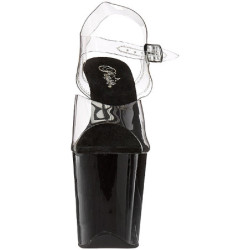 Nero 20 cm FLAMINGO-808 Plateau Tacchi Alti a Spillo