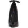 Nero Vernice 16 cm DAGGER-12 Fetish Scarpe Décolleté