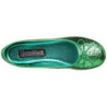 Verde STAR-16G scintillare scarpe ballerine donna basse
