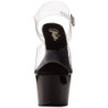 Trasparente 18 cm ADORE-708 Nero Plateau Tacchi Alti a Spillo