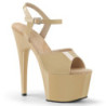 Beige Vernice 18 cm ADORE-709 Tacchi Alti Plateau