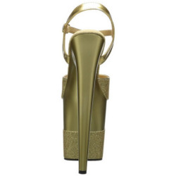 Oro Brillare 20 cm FLAMINGO-809-2G Tacchi Alti Plateau