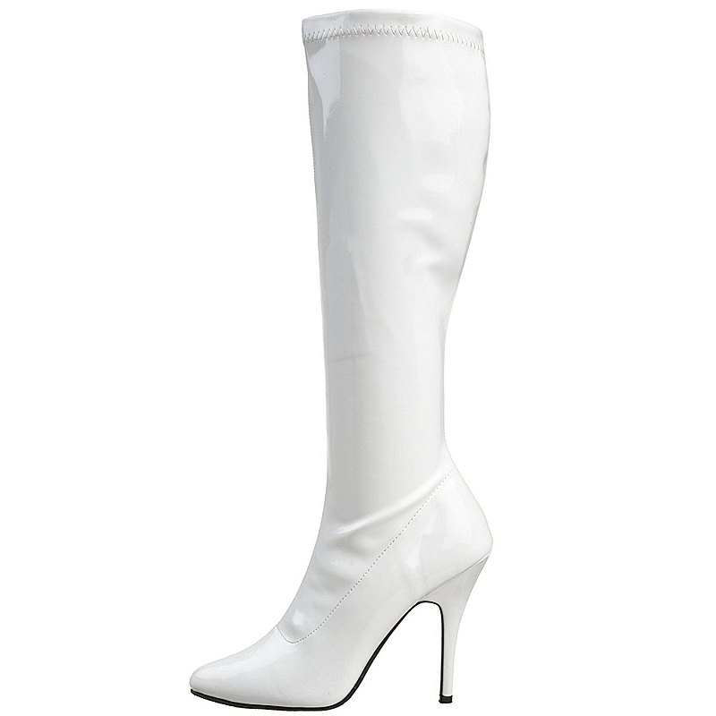 Pleaser SEDUCE-2000 stivali con tacchi altissimi bianco taglie 39 - 40