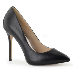 Black Matte 13 cm AMUSE-20 Pumps High Heels for Men