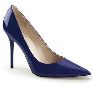 Blu Vernice 10 cm CLASSIQUE-20 grandi taglie scarpe stilettos