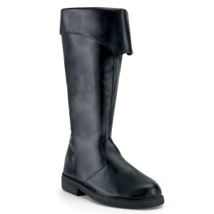 CAPTAIN-105 black captain boots cosplay halloween mens boots