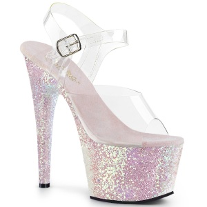 Glitter platform 18 cm ADORE-708LG-3 exotic pole dance high heel sandals