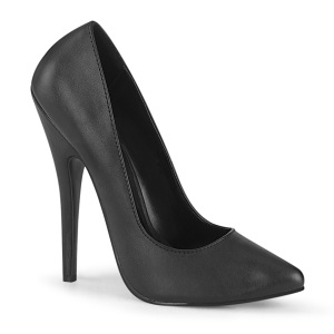 Leatherette 15 cm DOMINA-420 Pumps High Heels for Men