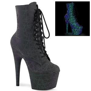 Neon 18 cm ADORE-1020REFL Exotic stripper ankle boots