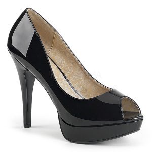 Nero Verniciata 13,5 cm CHLOE-01 grandi taglie scarpe dcollet