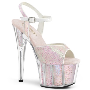 Opale glitter plateau 18 cm ADORE-710G scarpe da pole dance