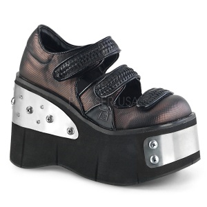 Vegan 11,5 cm DemoniaCult KERA-13 lolita platform shoes