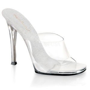 White 11,5 cm FABULICIOUS GALA-01 womens mules shoes