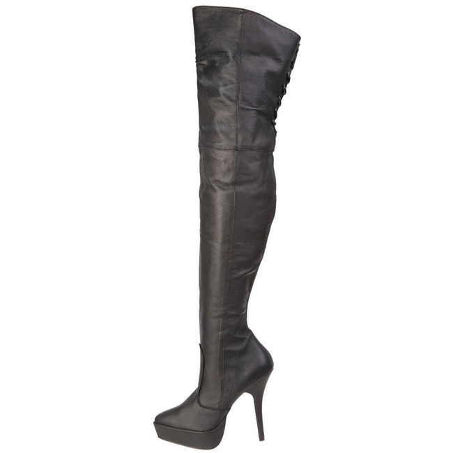 Leather 135 Cm Indulge 3011 Platform Thigh High Boots 3521