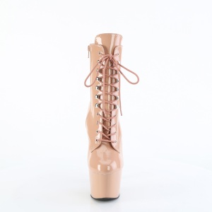 ADORE-1020 18 cm pleaser high heels ankle boots blush