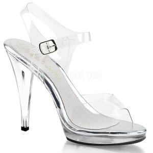 Argento 11,5 cm FLAIR-408 scarpe per trans