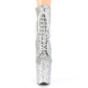 Argento glitter 20 cm FLAMINGO-1020GWR stivaletti exotic pole dance