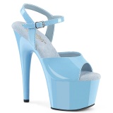 Azzurro 18 cm ADORE-709 pleaser plateau sandali donna tacco alto