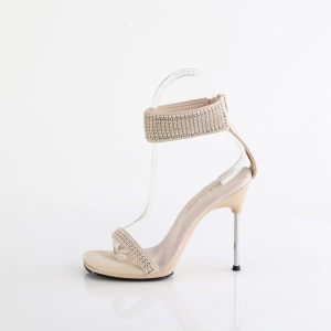 Beige 11,5 cm CHIC-40 fabulicious sandali con tacchi a spillo