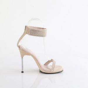 Beige 11,5 cm CHIC-40 fabulicious sandali con tacchi a spillo