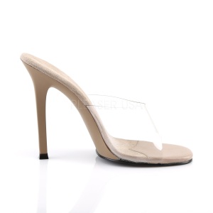 Beige 11,5 cm FABULICIOUS GALA-01 ciabatta donna tacco basso