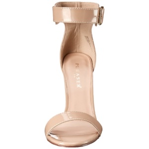 Beige 13 cm AMUSE-10 transvestite shoes