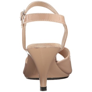 Beige Varnish 8 cm BELLE-309 Womens High Heel Sandals