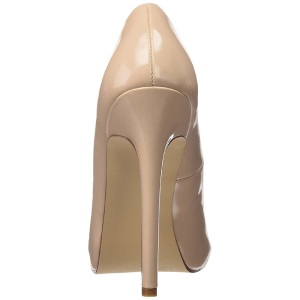 Beige Vernice 13 cm SEXY-42 Scarpe Dcollet Classico Donna