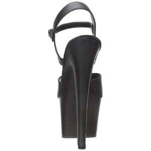 Black Leatherette 18 cm Pleaser SKY-309 High Heels Platform