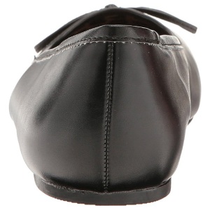 Black Leatherette ANNA-01 big size ballerinas shoes