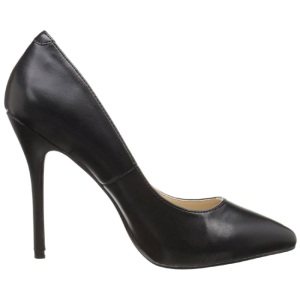 Black Matte 13 cm AMUSE-20 Pumps High Heels for Men