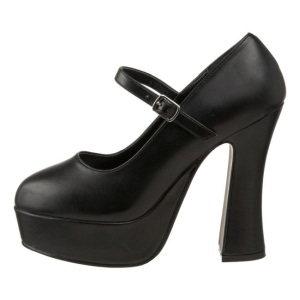 Black Matte 13 cm DOLLY-50 High Heel Pumps for Men