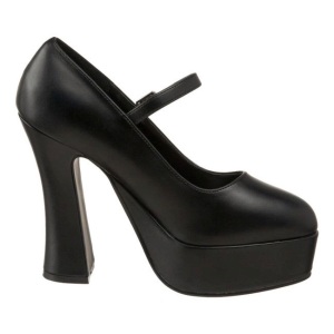 Black Matte 13 cm DOLLY-50 High Heel Pumps for Men