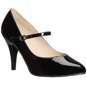 Black Patent 10 cm DREAM-428 big size pumps shoes