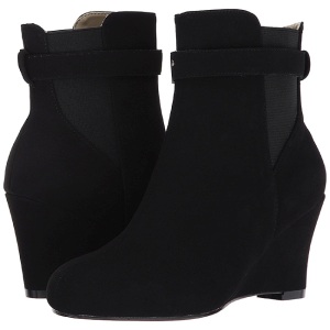 Black Suede 7,5 cm KIMBERLY-102 big size ankle boots womens