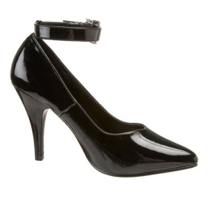 Black Varnished 10,5 cm DREAM-431 Pumps with low heels