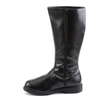 CAPTAIN-100 black captain boots cosplay halloween mens boots