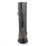 CAPTAIN-110 brown captain boots cosplay mens pirate boots musketeer