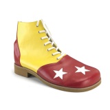 CLOWN-02 funtasma scarpe da clown e circo unisex gialli